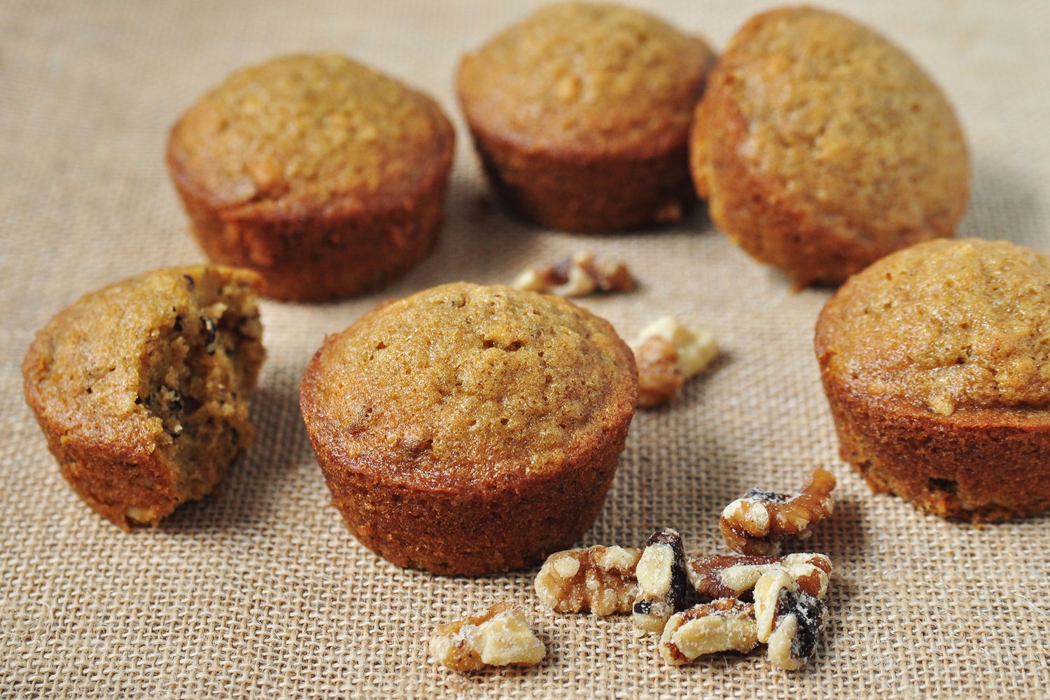 Walnut Oat Muffins