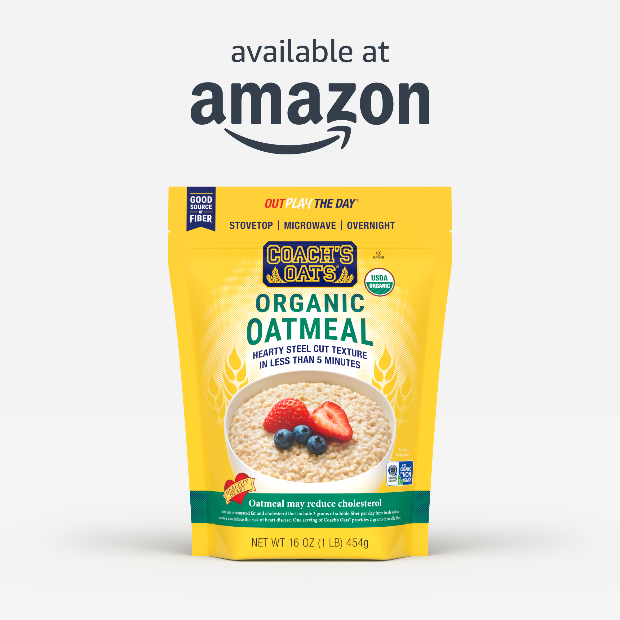 Organic Oatmeal, 16 oz